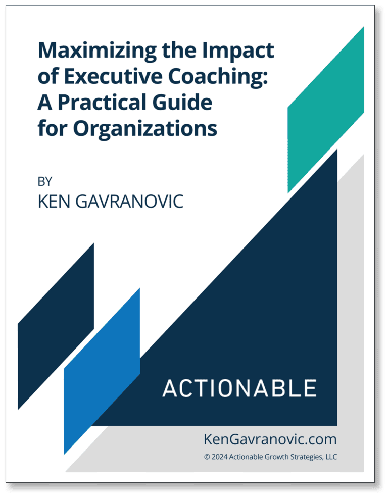 executive coaching cover