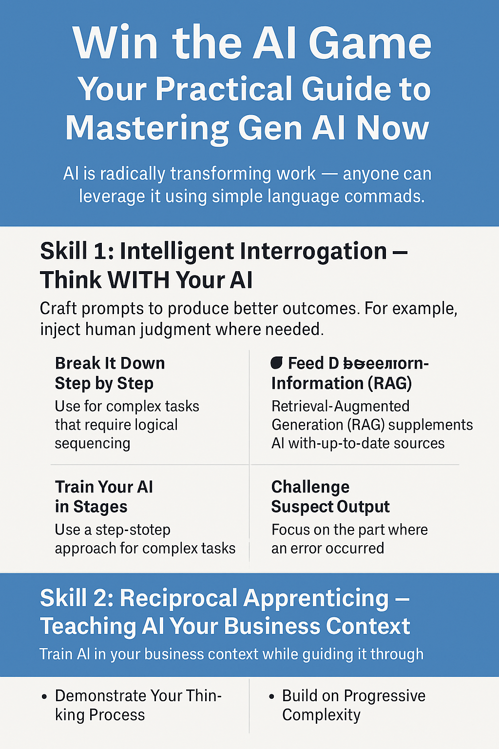 Business professional collaborating with AI assistant on laptop, demonstrating intelligent interrogation techniques for enhanced productivity
